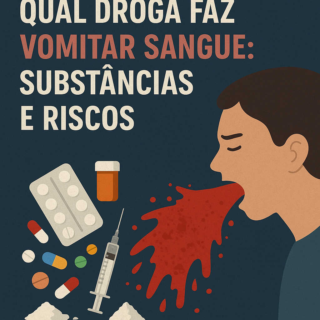 QUAL DROGA FAZ VOMITAR SANGUE